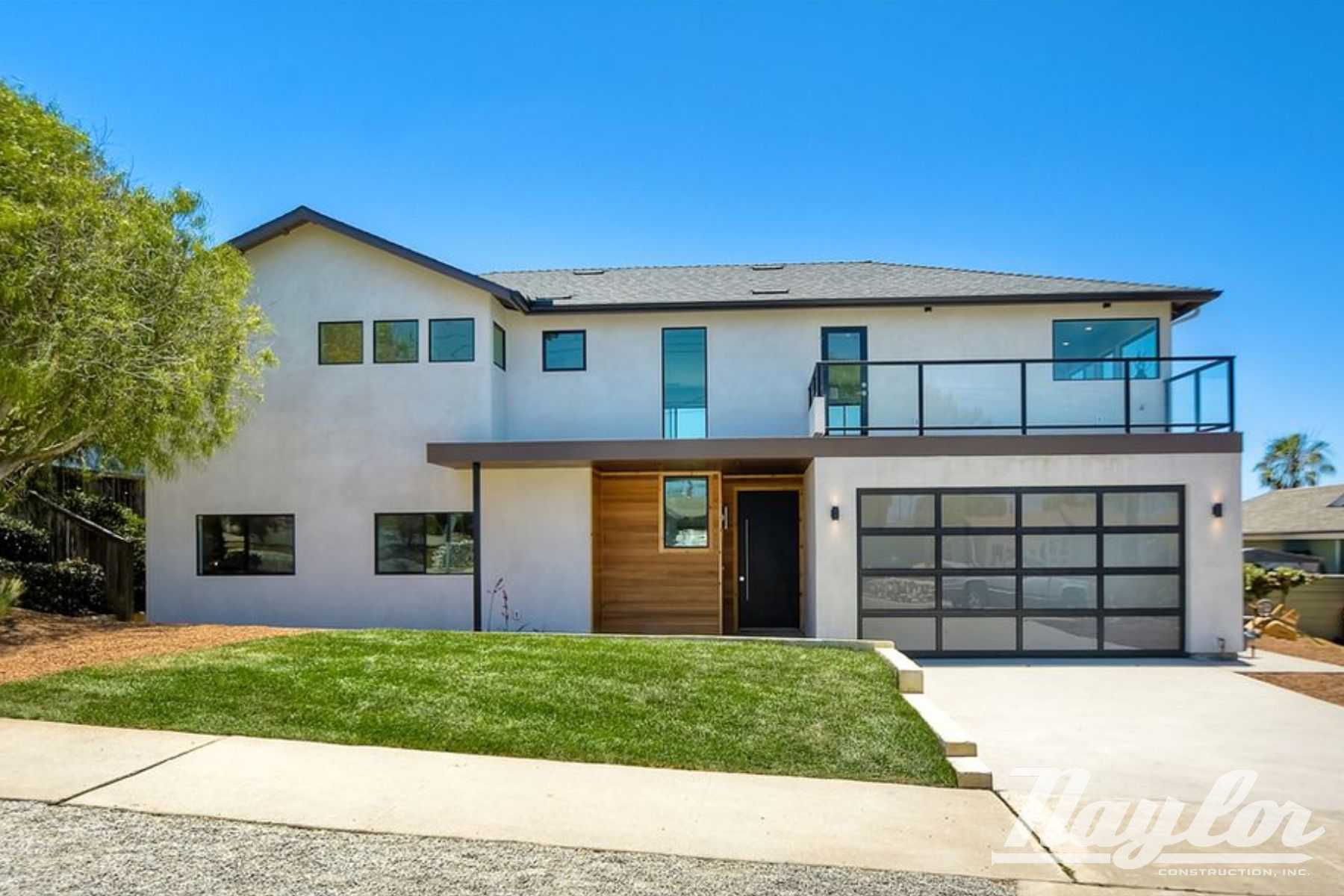 Emma Spec Home in Cardiff CA - Front - Naylor Construction - Custom Home Builder in San Diego CA