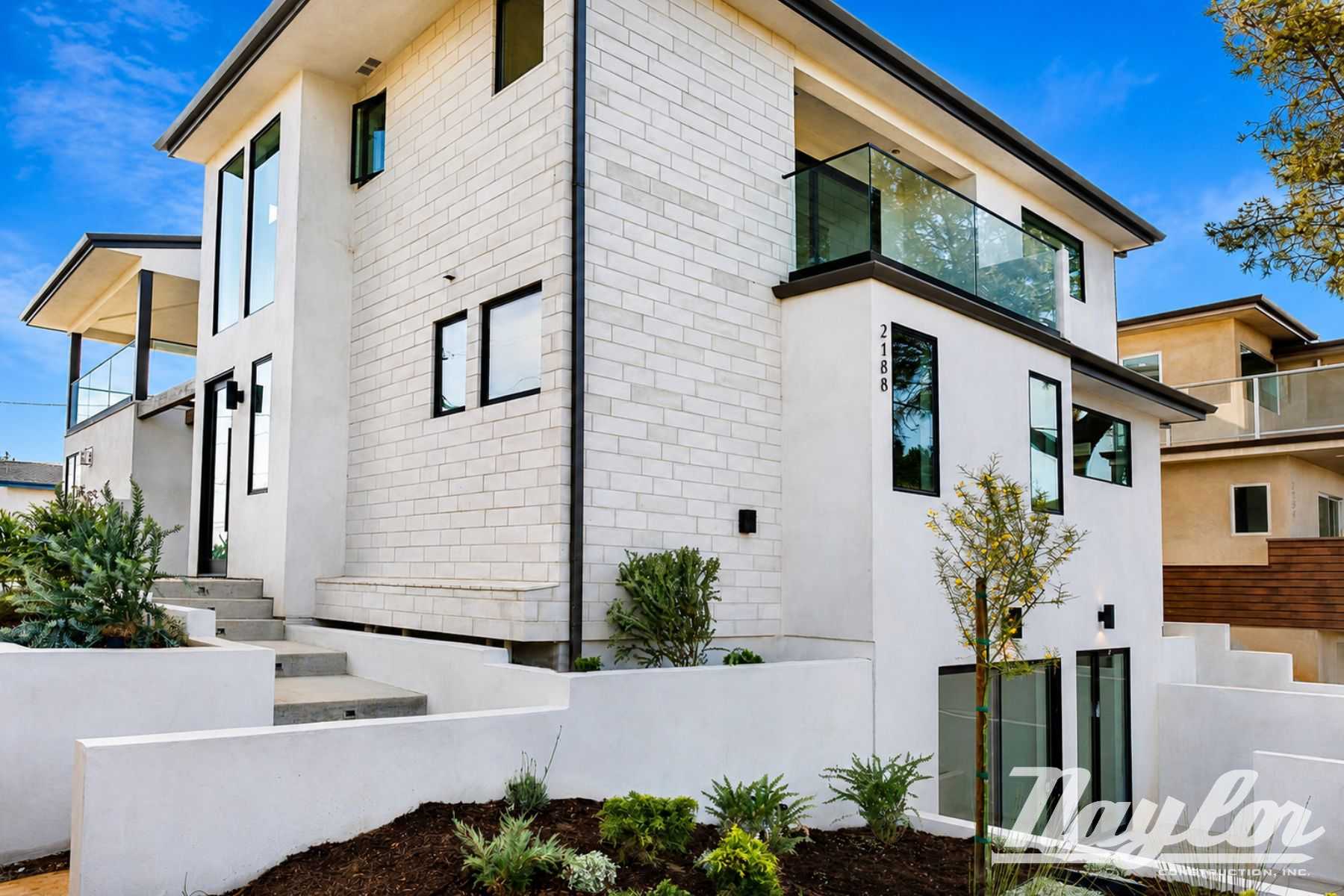 Glascow Spec Homes, Cardiff CA - Front - Naylor Construction - Custom Home Builder San DIego