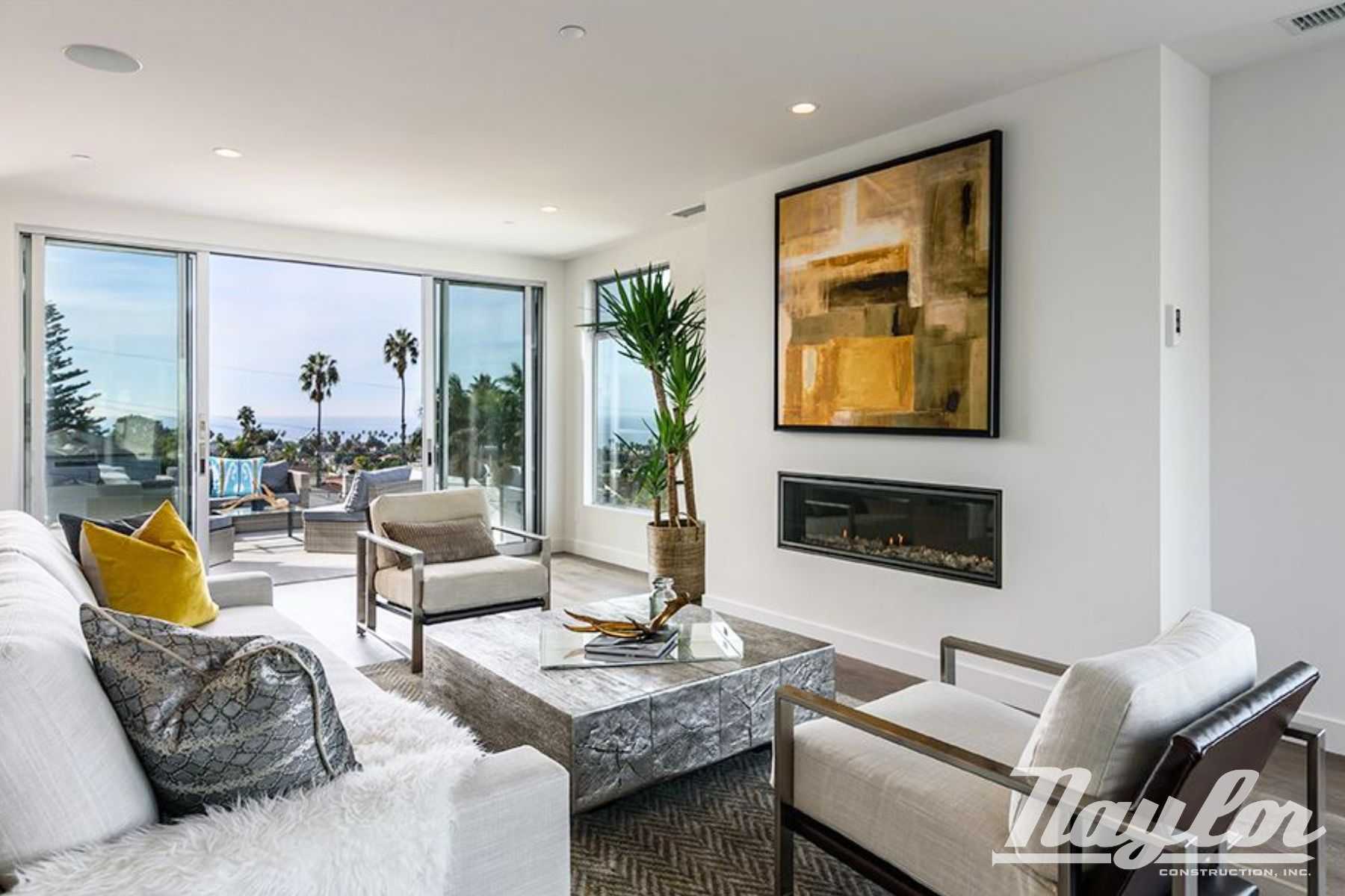 Orchard Point Loma Spec Home in San Diego CA - Living Area - Naylor Construction - Custom Home Builder in San Diego CA